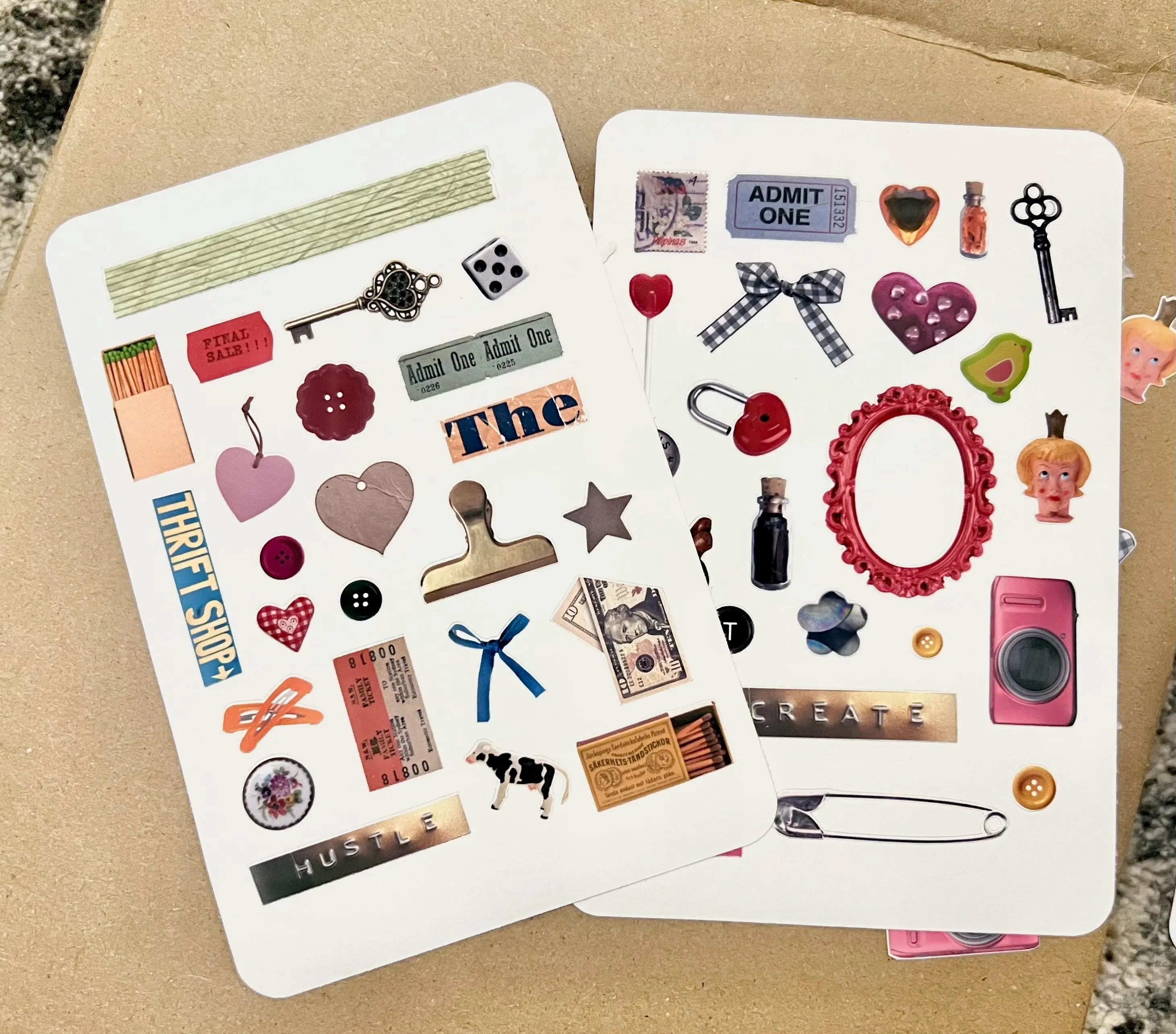 Trinket & Thrift Sticker Sheets