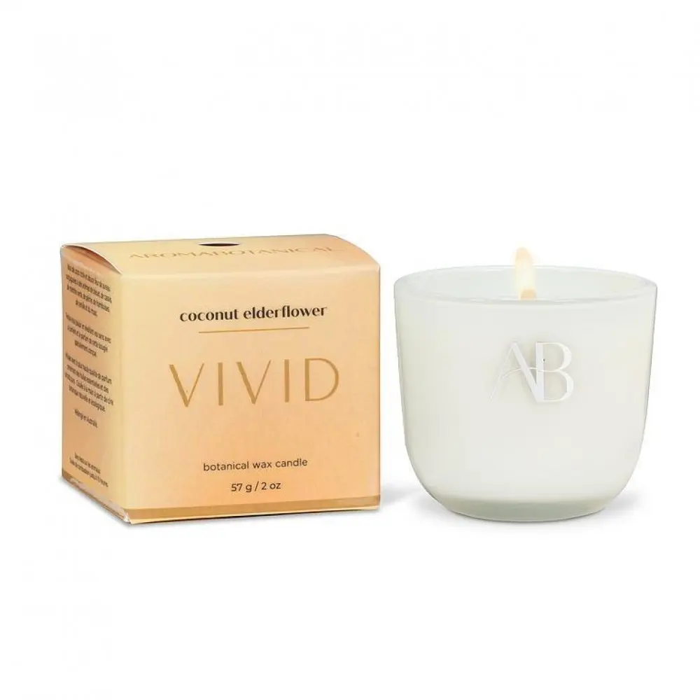 MDR Trading Inc. AB-16-ASV-MINI-CEQ01 Mini Coconut Elderflower Candle