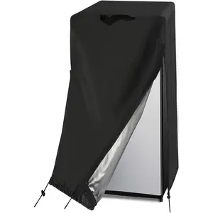 Refrigerator Cover, & Cover for Protecting Upright Freezers/Beverage Refrigerator-Suitable for Cold Rooms(33"W x 34"D x 69"H)
