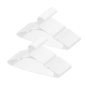 VEVOR Hangers,  , 0.2 in Ultra-Thin, 50 Pack White Plastic Hangers with Stable Triangular Top Structure & Wider Notch Design , Non-Slip Space Saving Hangers, Fit for T-Shirt, Shirt, Sling & Pant