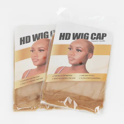 Wig Cap For Human Hair Wigs Easy To Install Individual Packag High Stretchy Gift With Order Invisible HD