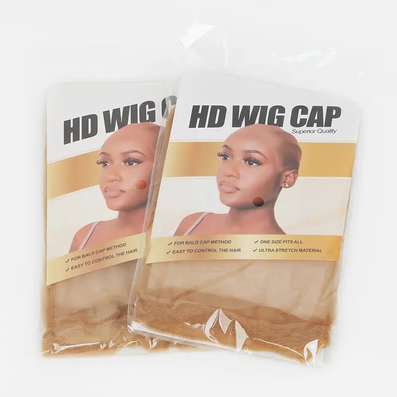 Wig Cap For Human Hair Wigs Easy To Install Individual Packag High Stretchy Gift With Order Invisible HD
