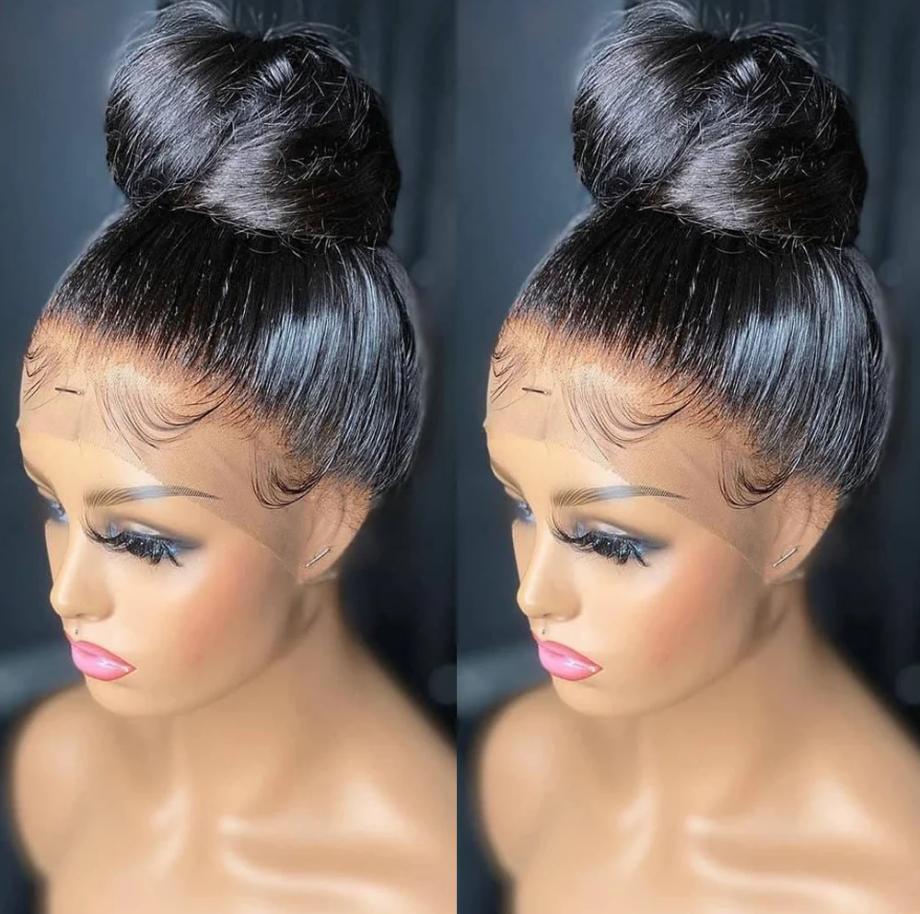 360 Full Lace Wig Human Hair Straight Full Lace Frontal Wigs 360 Straight Human Hair full lace wigs 180% HD 360 Lace Wig Straight Hair Wigs Human Hair Preplucked With Baby Hair