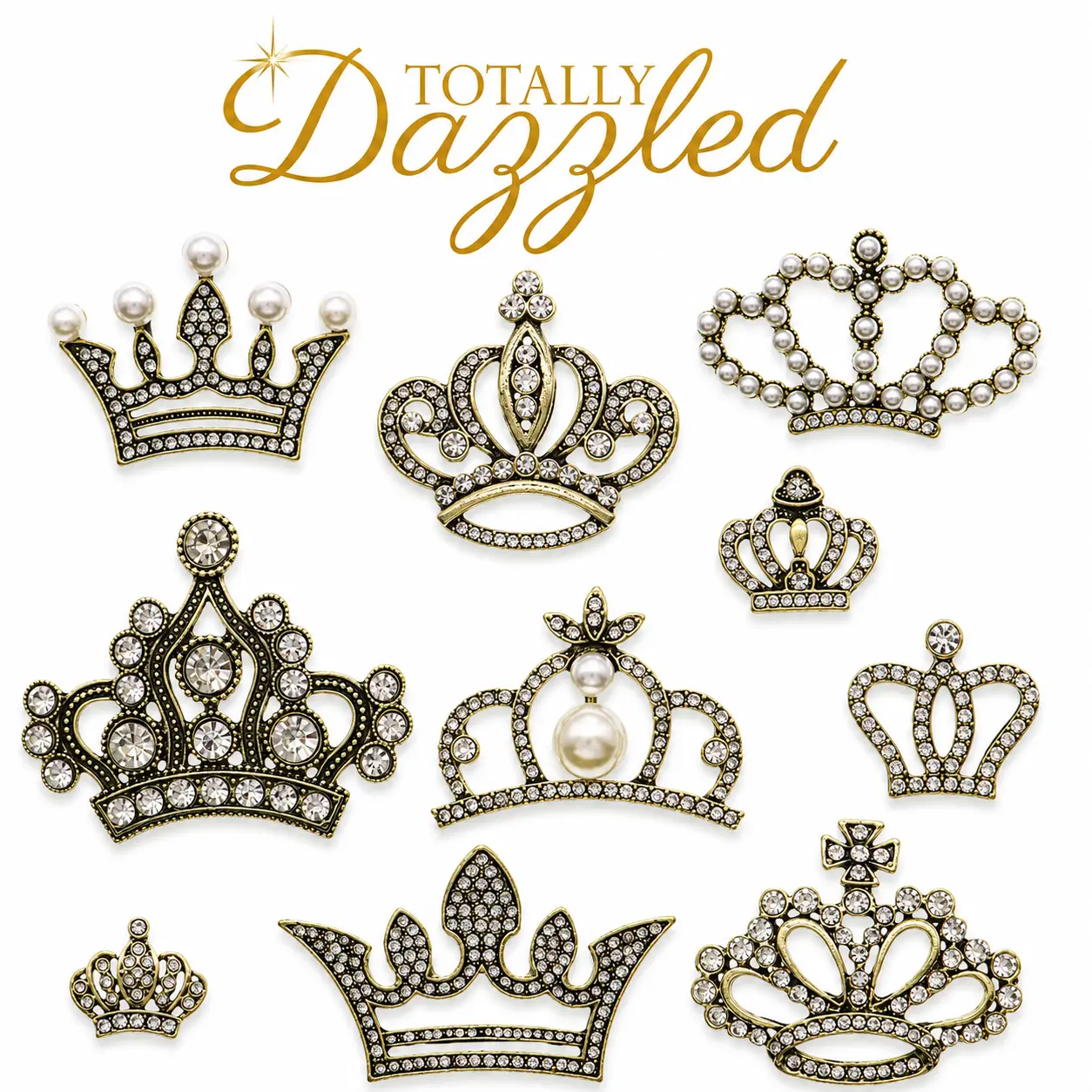 Crowns Sparkle Collection 2026 - Antique Bronze