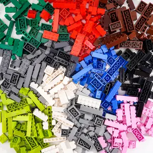 500g Blocks Refill Pack 11 Sizes, Basic Blocks Pellet Blocks Gift Box Set, Contains 1x1, 1x2, 1x3, 1x4, 1x6, 2x2, 2x3, 2x4, 2x6 Blocks Refill Pack 50g/size, Compatible With Mainstream Brands