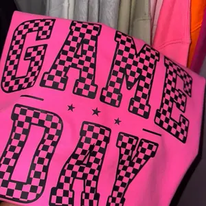 Checkered Game Day Womenswear Tee