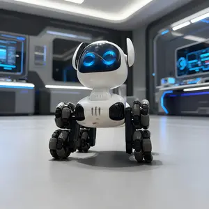 Interaction Robot Dog Toys for Kids Play Remote Control Stunt Dog with 360° Spins interactive robot for adults Touch Sensors RC Toy for Boys Girls Age 8-12 Christmas Gift Santa