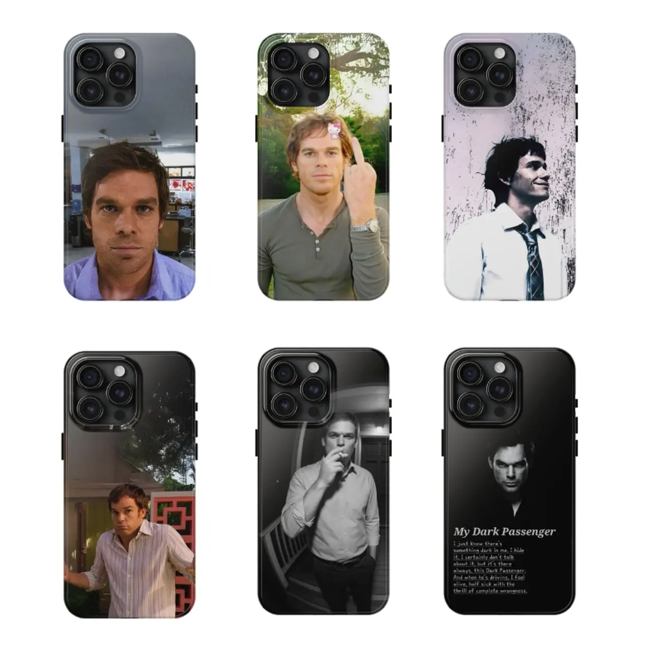 Dexter Phone Case, Dark TV Series Art, Forensic Aesthetic, Case Cover For iPhone 17 16 15 14 13 12 11 and Samsung S25 S24 S23 S22 S21