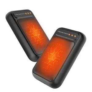 Hand Warmers Rechargeable 2 Pack, Electric Handwarmers, Smart Heating UL Certified, 3-Settings,Portable Heater, Ultra Slim Pocket, Hunting Essentials, Gifts for Christmas Men