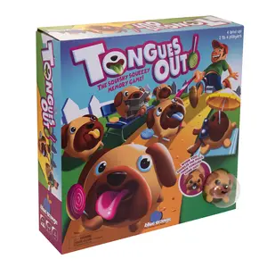 Tongues Out! The Squishy, Squeezy Preschool and Children Game - Educational Puppy Fidget Memory Color Matching Fun 2-4 Players for Ages 4+