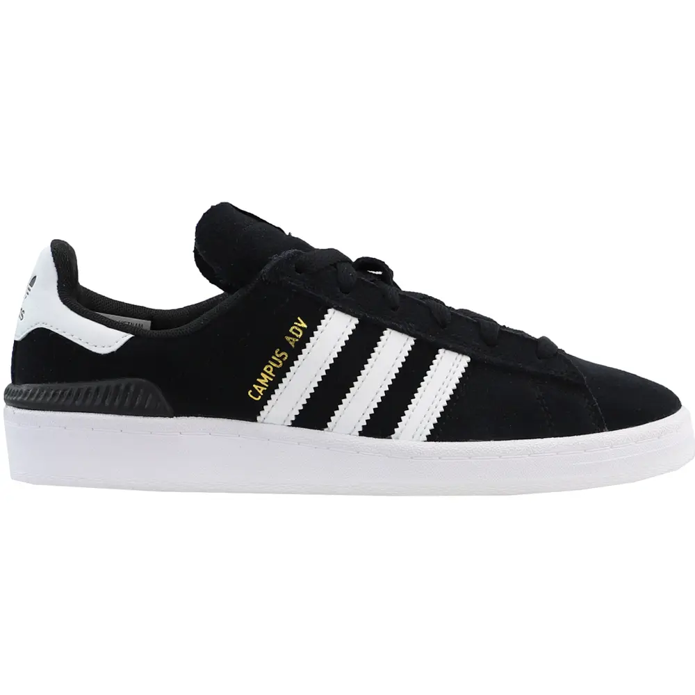 adidas Mens Campus Adv Sneakers Shoes Casual - Black