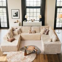 Beige Plush Corduroy