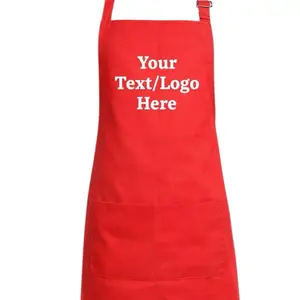 Custom Printed Chefs Apron - Unisex - Various Colors 2 Aprons