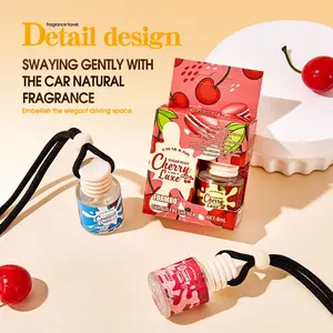 8ML Car Perfume, Dessert-Grade Fragrance, Cherry Cookie Chocolate Dreamy Treats, Adjustable Concentration, Long-Lasting Fresh Air