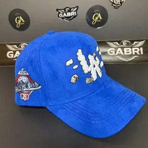 LA Money Clouds Blue Thirtyone Hats - Blue Color, Embroidered Design, Casual Style, Perfect for Everyday Wear