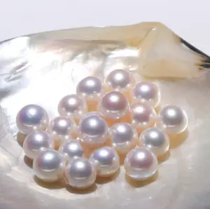 Natural freshwater pearl loose pearlsCustom links