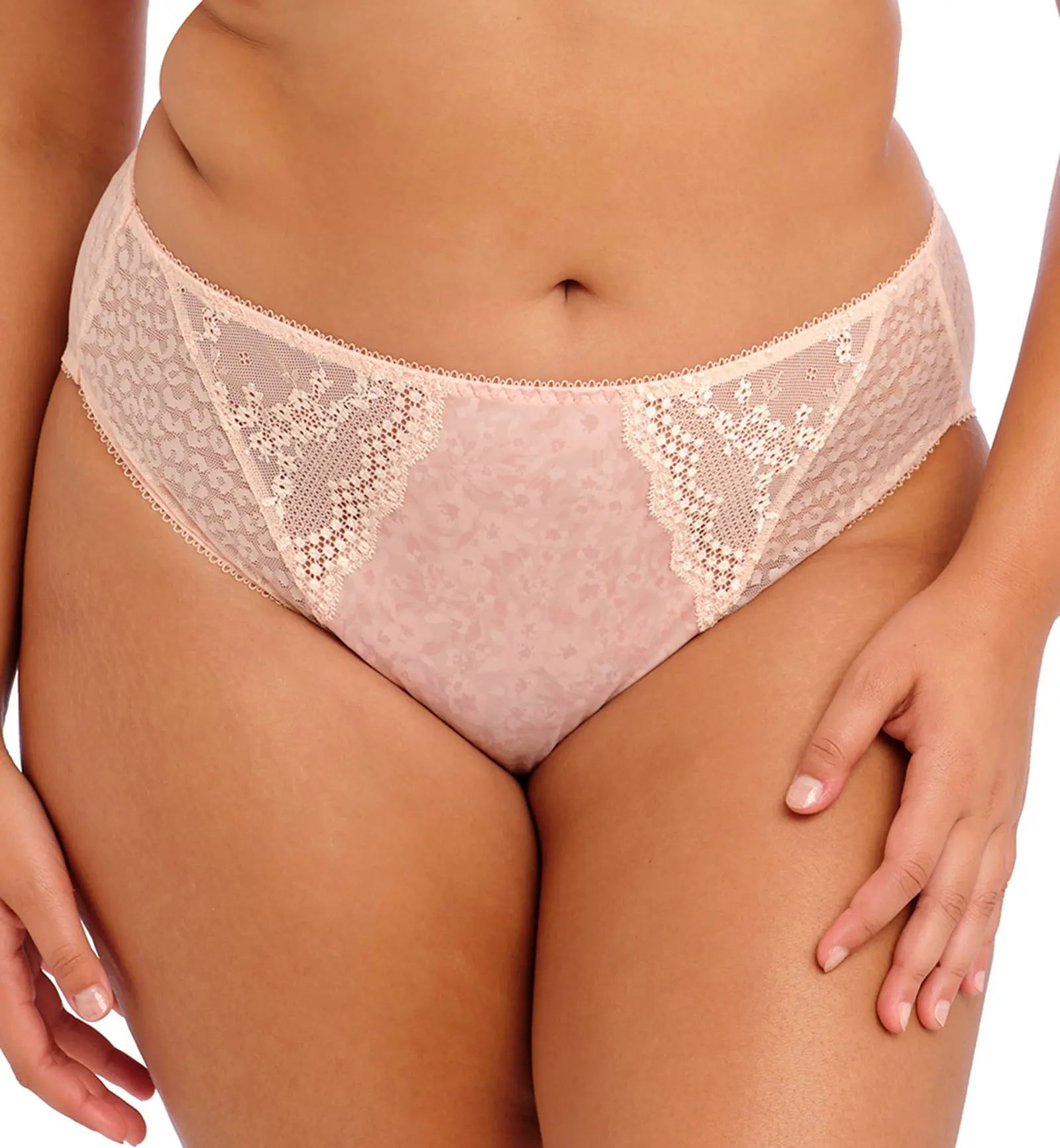 Elomi Lucie Matching High Leg Brief (4496) - Pale Blush