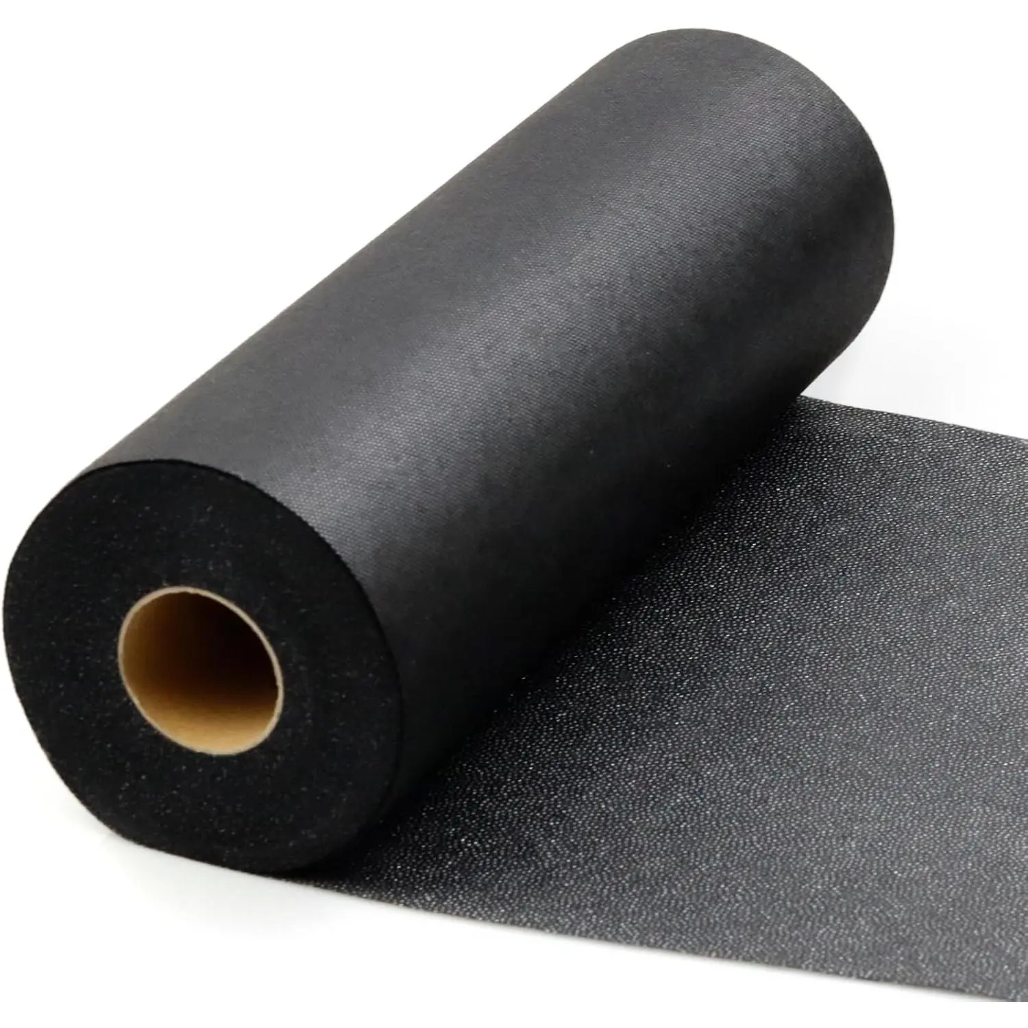 Medium Weight Black Iron-On Non-Woven Fusible Interfacing: 11.6" x 30yd Medium Weight Non-Woven Interfacing Iron On Polyester Single-Sided Interfacing for DIY Crafts Supplies