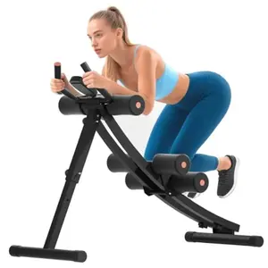 Abdominal Trainers Adjustable AB Machine at Home or Gym for Core Strength Training Ab Cruncher Foldable Fitness Gear for Men an