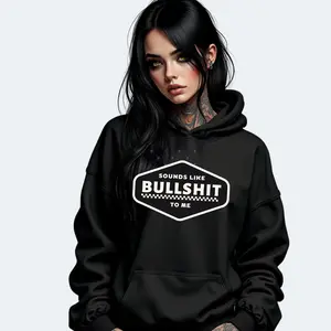 Sounds Like Bullshit to Me Vintage Inspired Hoodie & Camel  Hoodie Grunge Aesthetic Pullover |   Casual, Comfort, 90s Vibes, Retro, Vintage Style Graphic Streetwear