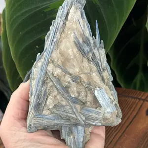 Blue Kyanite with Quartz Cluster – Natural Statement Specimen