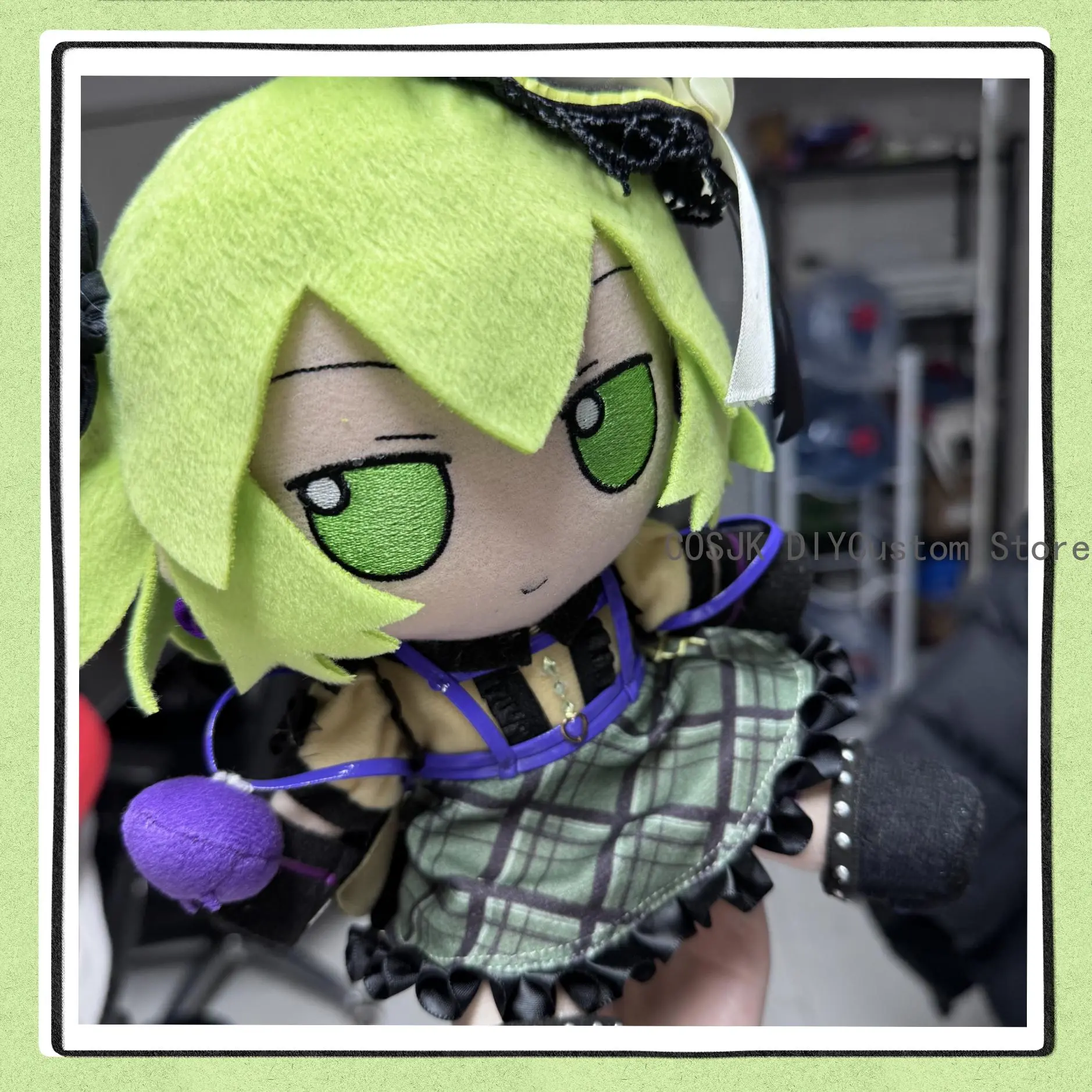 Cute Komeiji Koishi Touhou Project FUMO Touhou Hero of Ice Fairy Sitting Posture Figure Model Pillow 20cm Anime Cartoon Mascot