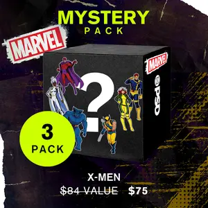 PSD Mens Marvel X-Men Mystery Boxer Brief 3-Pack Bundle - Standard Length 7 Inch Inseam, Soft, Stretchy, and Breathable Poly Blend Fabric Menswear Printed Boxer Briefs