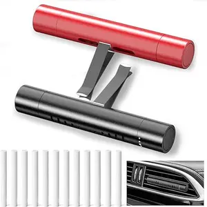 Car Vent Clip Aromatherapy Essential Oil Diffuser - Cylindrical Aircraft-grade Aluminum Car Diffuser Vent Clip