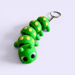 Articulated Caterpillar Fidget Keychain – Cute Wiggle Sensory Toy