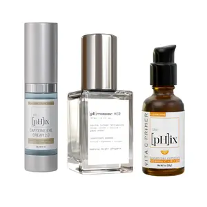 Daniel Rene and The Phix | Daniel Rene's pHix Favorites Bundle with the pHix fragrance HER + vita c flawless primer + caffeine eye cream Scent Skincare