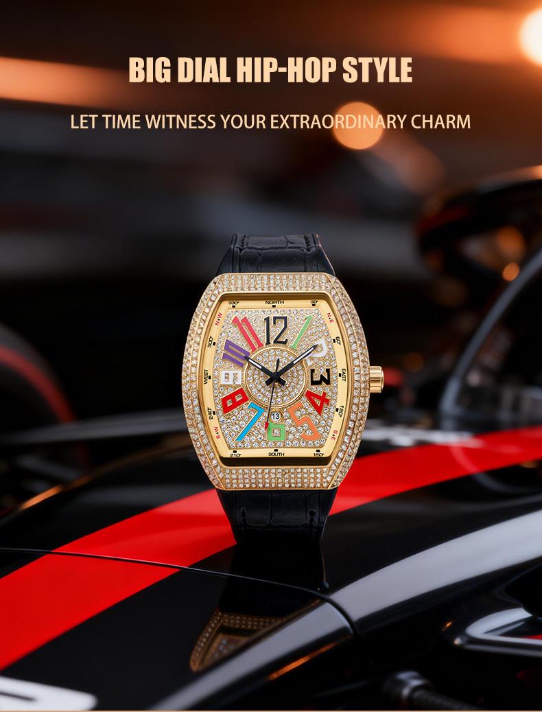 Men's Luxury Rhinestone Embellished Watch Included Fashion Timeless ClassicWatch Flash Sale -Fashionable it is elegant, durable, and the perfect choice foreveryday wear. with Gift Box Men's Luxury Rhinestone Embellished Watch Included Fashion Timeless ClassicWatch Flash Sale -Fashionable it is elegant, durable, and the perfect choice foreveryday wear. with Gift Box