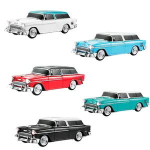 WSTER WS-1955 Retro Car Model BluetoothSpeaker with LED Display USB Interface FM RadioTF AUX TWS Birthday Gift TikTokShopBlackFridayAudio Rechargeable