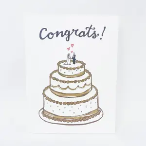 Congrats Bride & Groom Card