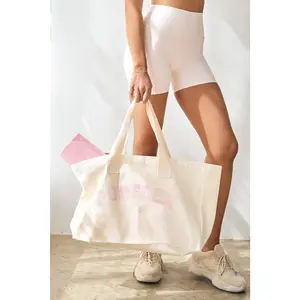 POPFLEX® Bow Canvas Tote - Tutu Pink