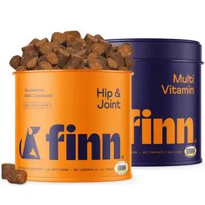 FINN Active Pup Bundle - Mobility, Joint & Daily Wellness for Dogs - Hip & Joint + Multivitamin Chews - 180 Soft Chews