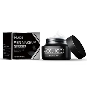 EELHOE Men's Bare Face Cream Moisturizing Hydrating Brightening Concealing Men's Lazy Bare Face Cream