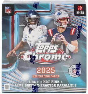 2025 Topps Chrome Football Mega Box