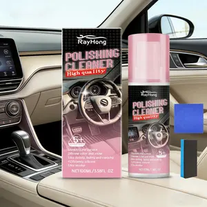 Car Spray Cleaner Quick Interior Detail Cleaner High Quality Leather Conditioner Fix Dry and Cracked Leather Restore Dull Interior Non-Greasy Shine Finish