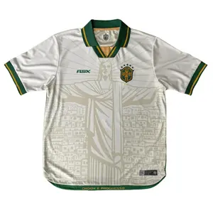2026 Brazil Special Edition Retro-Inspired Premium Vintage Soccer Jersey, Iconic Yellow-Green Football Fan Kit (Sports Collectible)