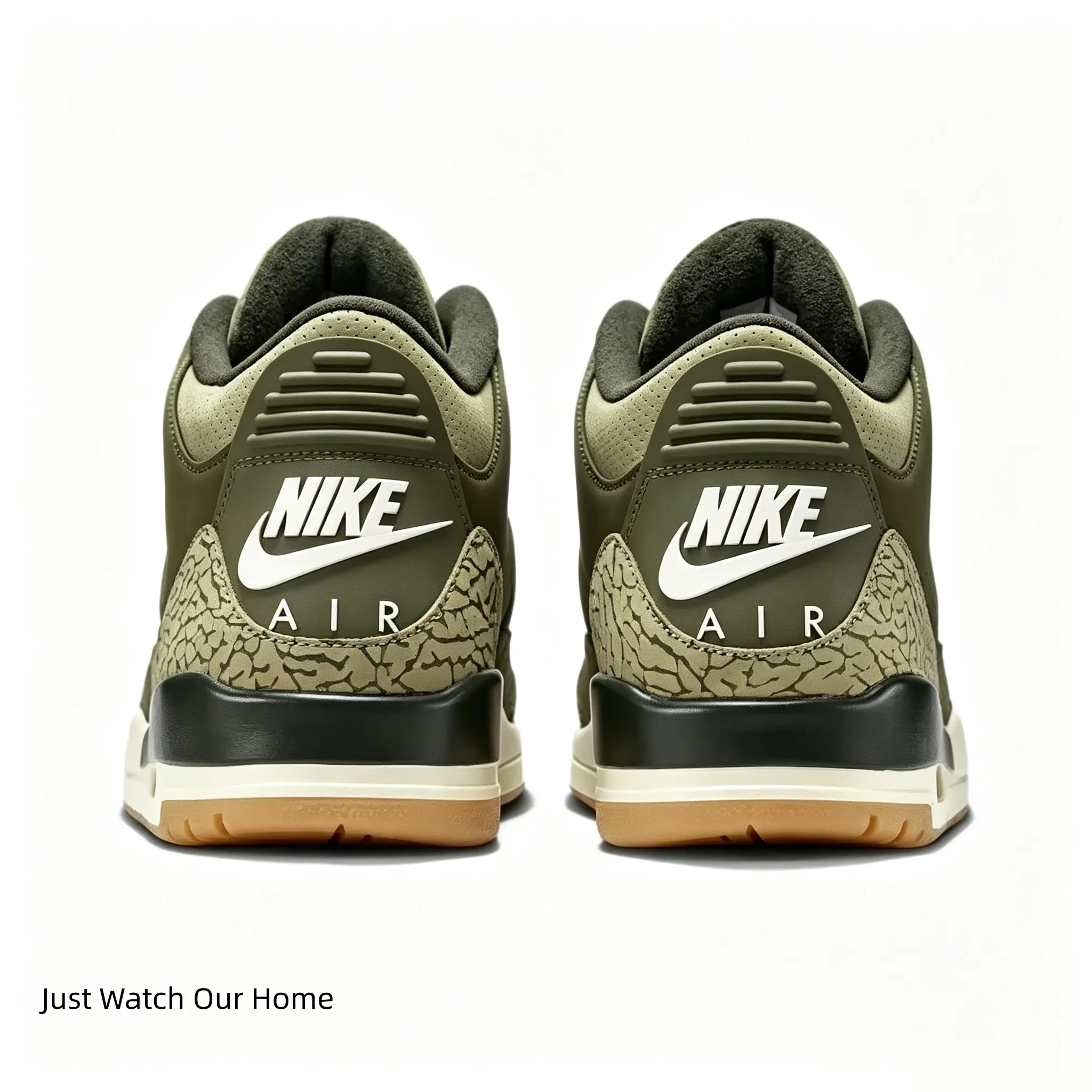 Crack Texture Leather Casual Sneakers Olive Green Mid Top Gum Rubber Outsole Vintage Daily Walking Footwear