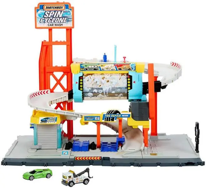 Matchbox Spin Cyclone Car Wash  [COLLECTIBLES] Toy Car