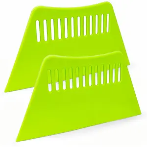 2piece Large Wallpaper Squeegee Smoothing Tools Plastic Scraper for Contact Paper Adhesive Window Film Craft Vinyl