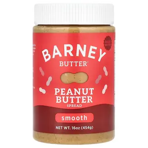 Barney Butter Peanut Butter Spread, Smooth, 16 oz (454 g)