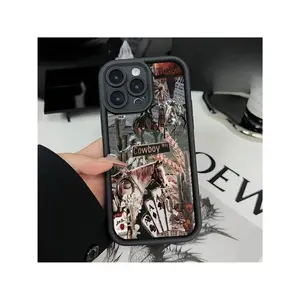 Western Cowboy Collage Print Matte Phone Case / iPhone 17 Pro Max / iPhone 16 Pro Max / iPhone 15 Pro Max / iPhone 14 Pro Max / iPhone 13 Pro Max / Galaxy S26 Ultra / Galaxy S25 Ultra / Galaxy S24 Ultra / Galaxy S23 Ultra / Galaxy S22 Ultra