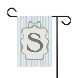 Personalized Initial Garden Flag, Custom Monogram Yard Flag, Last Name Outdoor Decor, Housewarming Gift