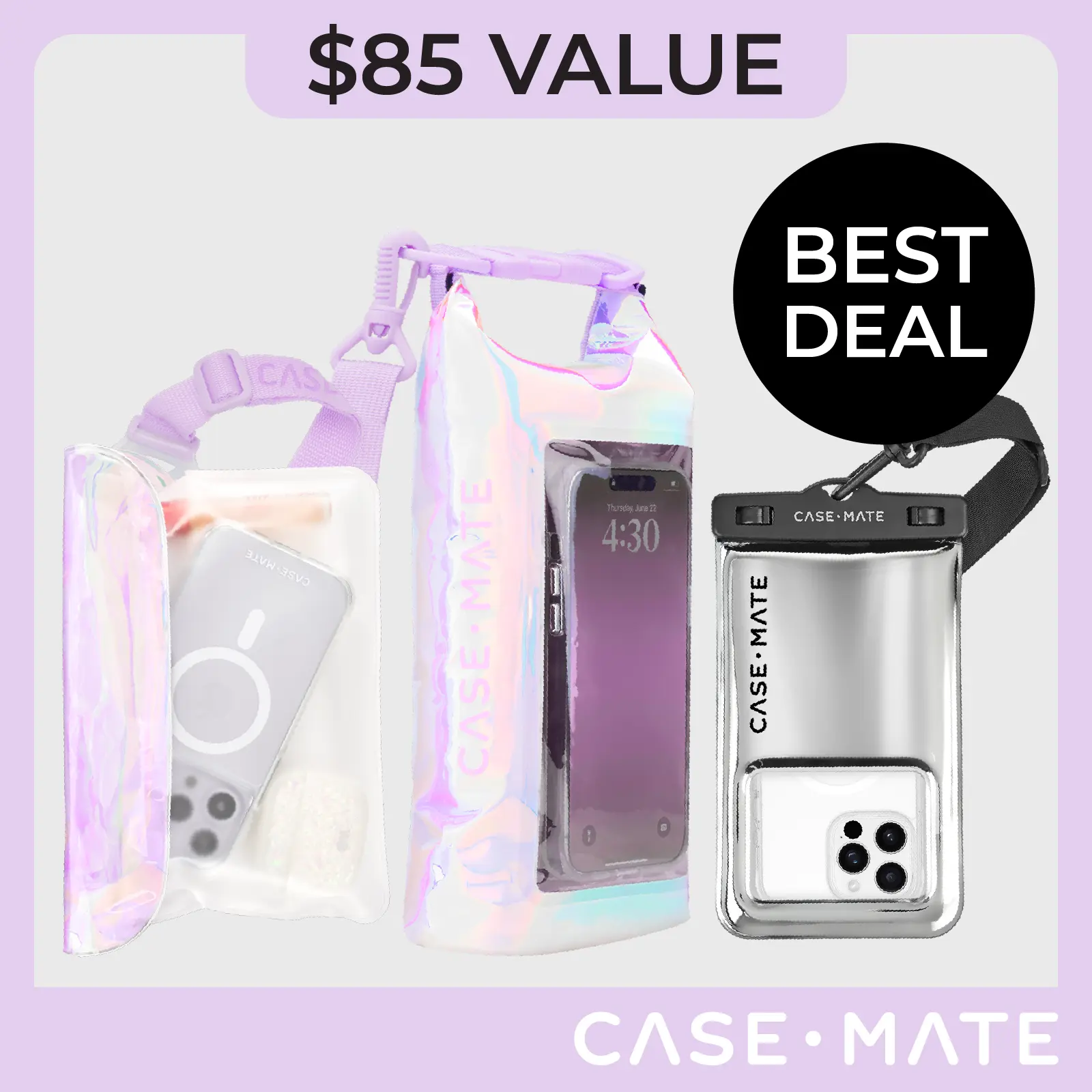 Silver Chrome + Soap Bubble