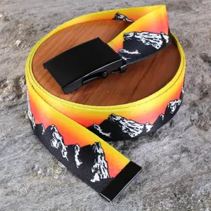 Mountain Range Belts  Adjustable Fit