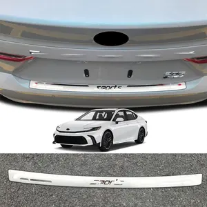 Car Accessories For Toyota Camry 2018-2025 Rear Bumper Protector Guard Stainless Steel 1pcs Car Stickers Trim Auto Parts Cover Car Styling Kick Plate Protector