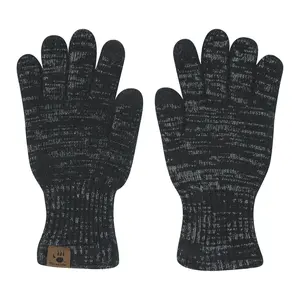 HAT GLOVE SET 2PK BLACK