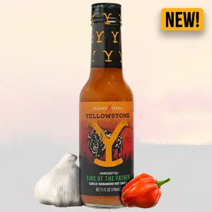 Elijah's Xtreme + Yellowstone Hot Sauce ️- 4 flavors for Spice Lovers - Featuring Garlic Habanero, Ghost Pepper, Carolina Reaper, & Roasted Pepper -Vegan, Gluten-Free Cowboy-Style Sauces for Tacos, Wings, BBQ & More  Bold Flavor, 5oz bottles